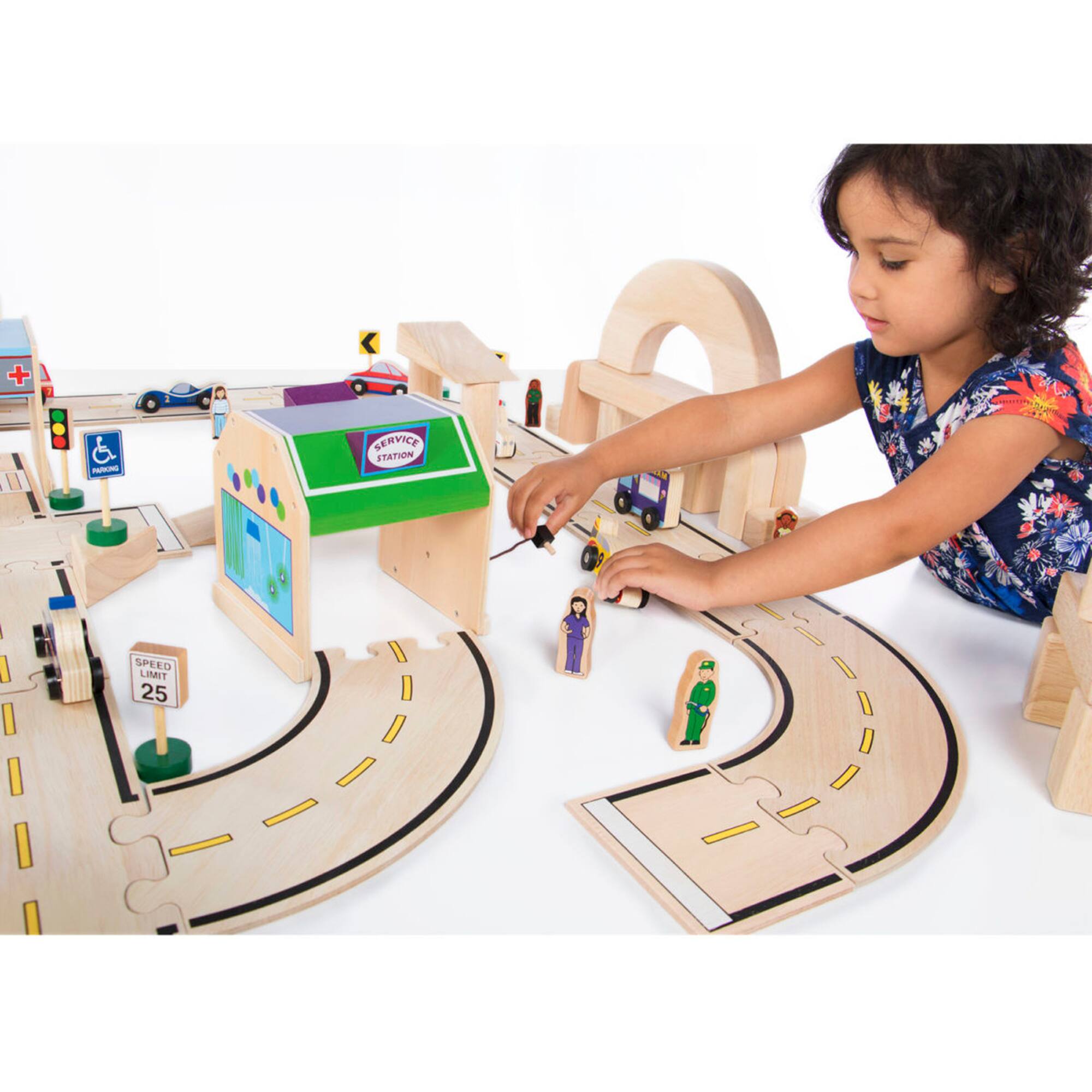 Guidecraft® Community & Roadway Essentials Set
